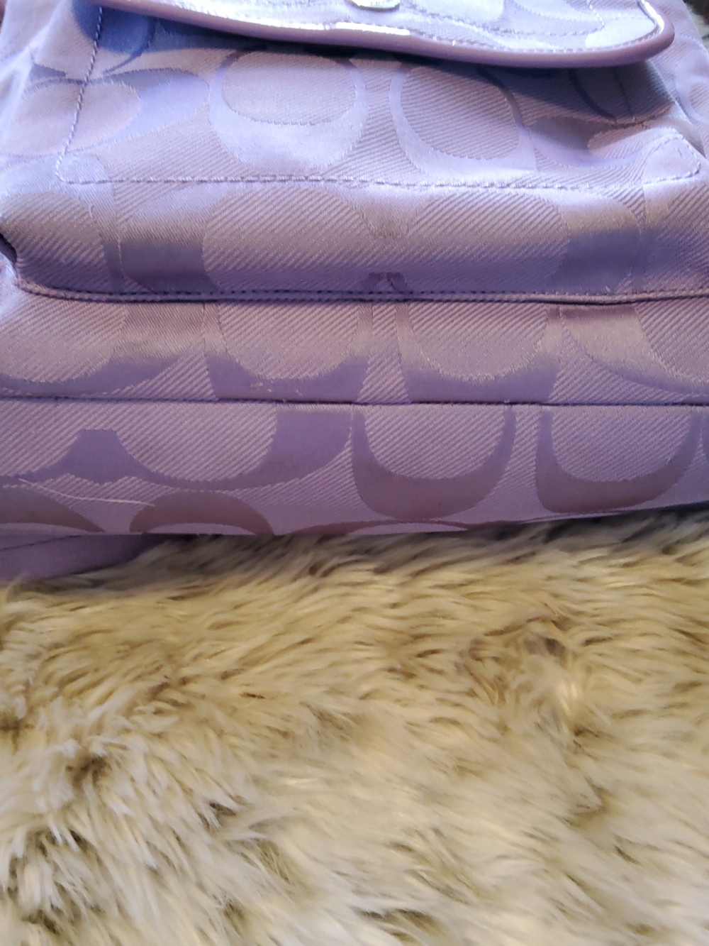 Coach Kyra Signature Crossbody Lavender Vintage VGUC F16550 - Picture 2 of 15